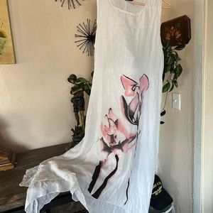 Fashion Diva Plus XXL Gorgeous Dress Sheer/Lined Long Sleeveless Classy
